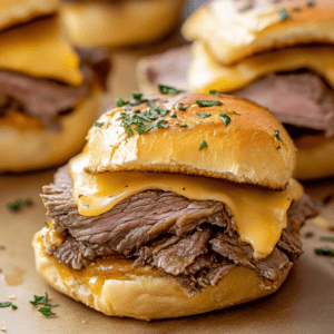 Cheese on Arby's Roast Beef Slider 