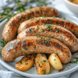 Cook frozen chicken sausage