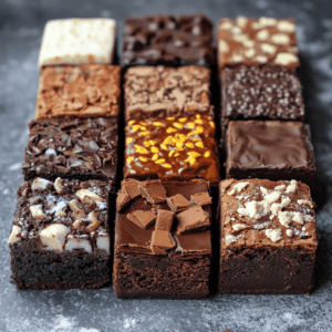 Different types of brownies