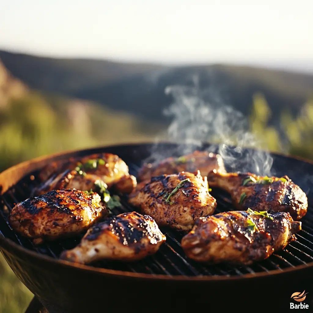 Outback chicken on the Barbie