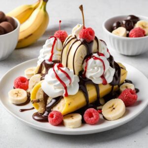 Banana split taste