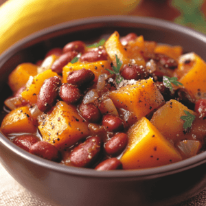 Squash and Kidney Beans Recipe