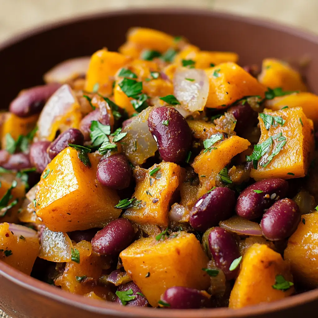 Squash and Kidney Beans Recipe