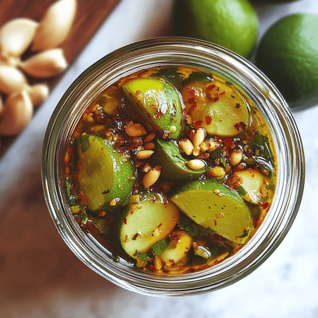 bitter lime pickle