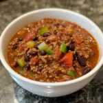 Ground beef chili recipe
